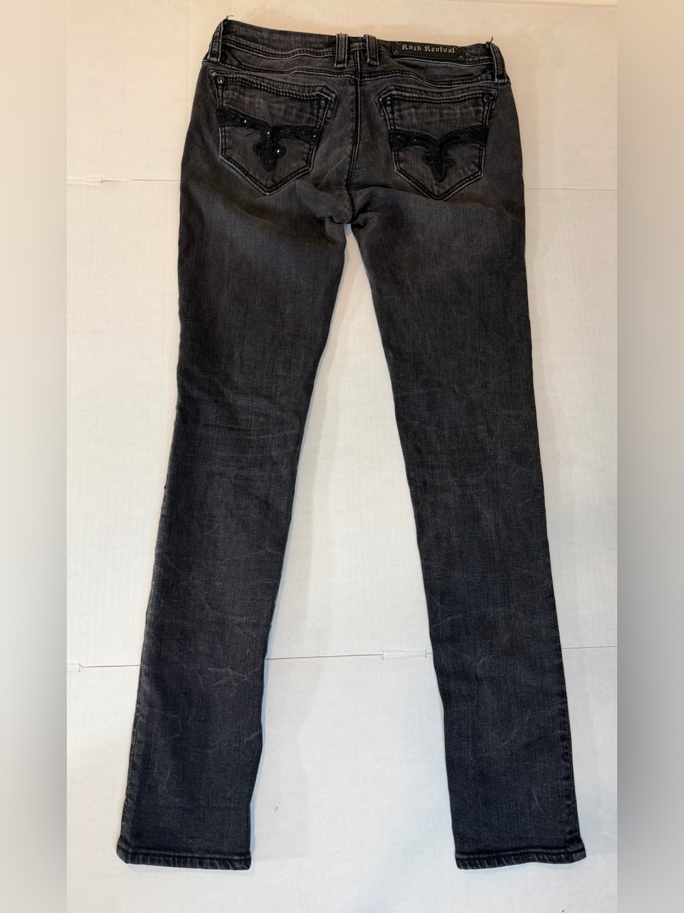 Rock Revival Charlotte Skinny Jeans Black Size 30